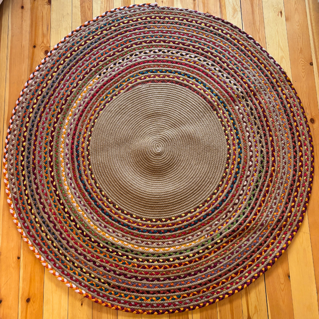 Χαλί από πλεγμένη γιούτα