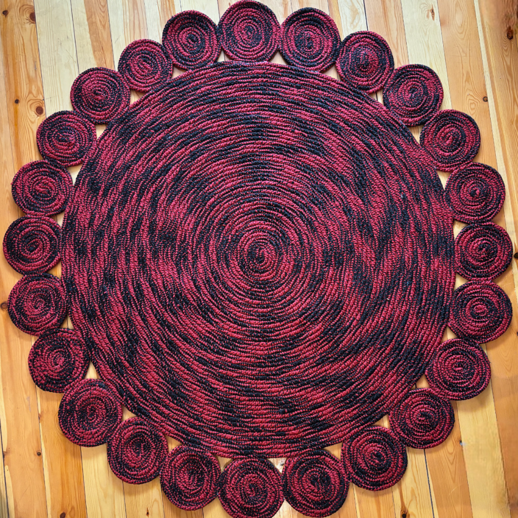 Χαλί από πλεγμένη γιούτα