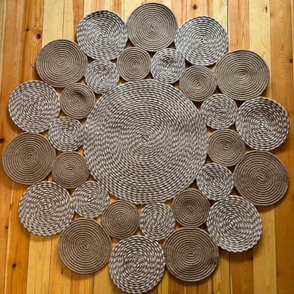 Χαλί από πλεγμένη γιούτα