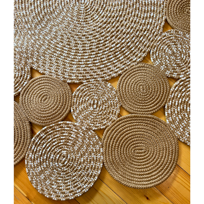 Χαλί από πλεγμένη γιούτα