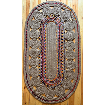 Χαλί από πλεγμένη γιούτα