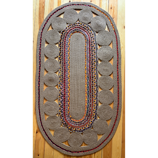 Χαλί από πλεγμένη γιούτα