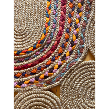 Χαλί από πλεγμένη γιούτα