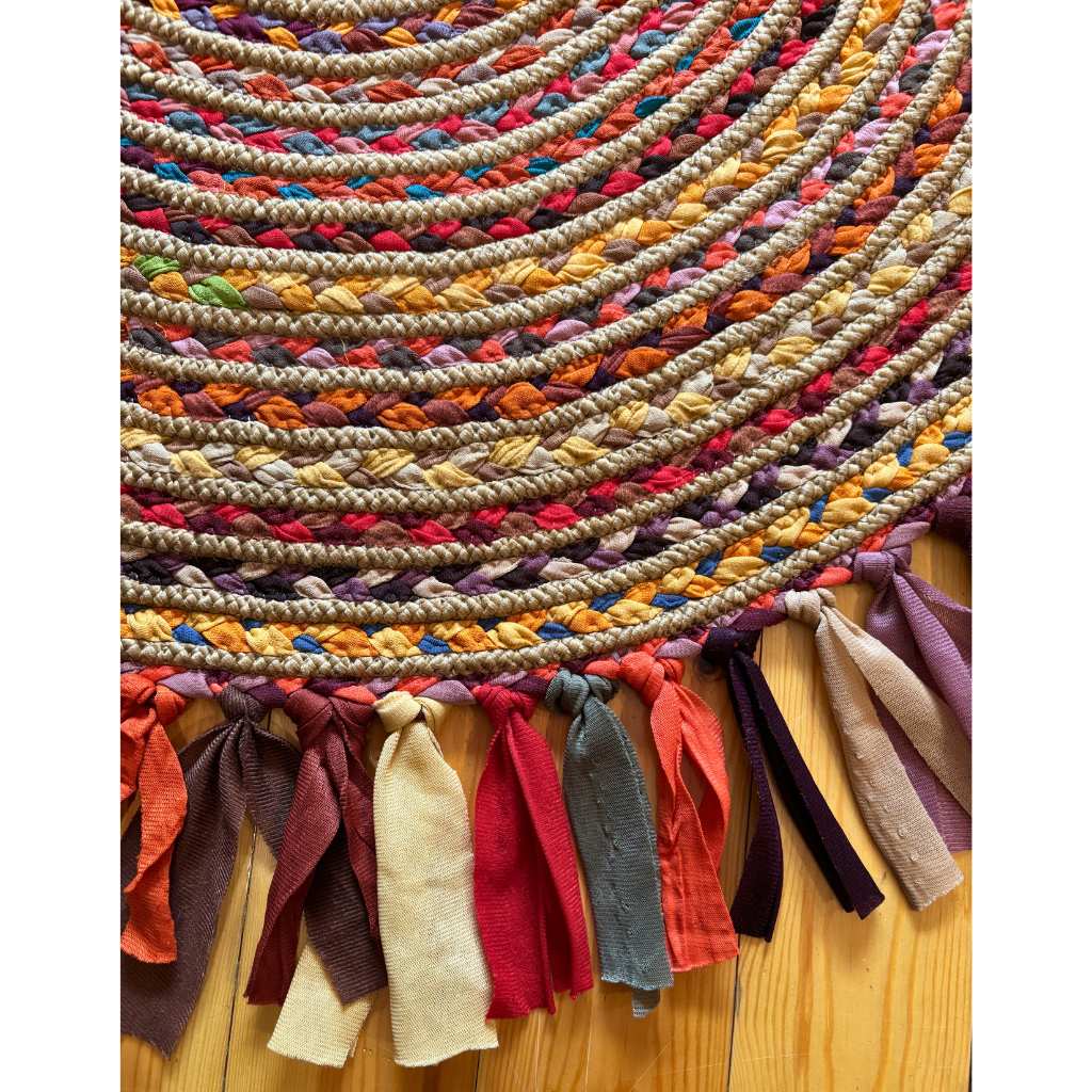 Χαλί από πλεγμένη γιούτα