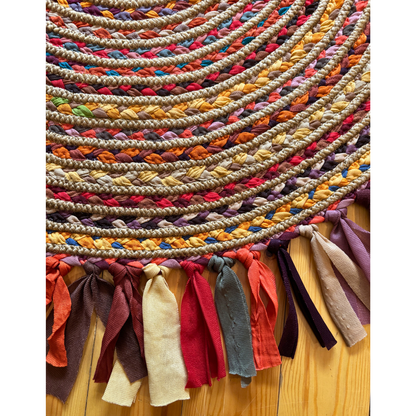 Χαλί από πλεγμένη γιούτα