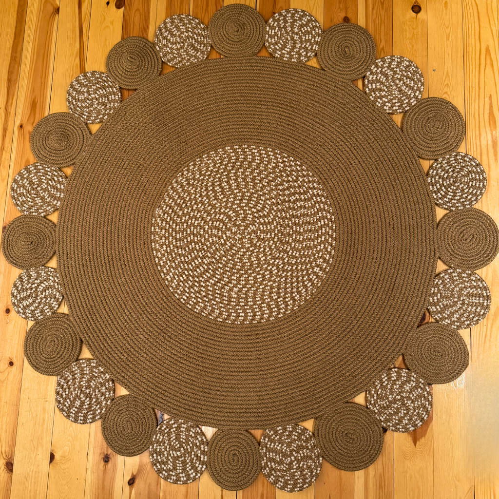 Χαλί από πλεγμένη γιούτα