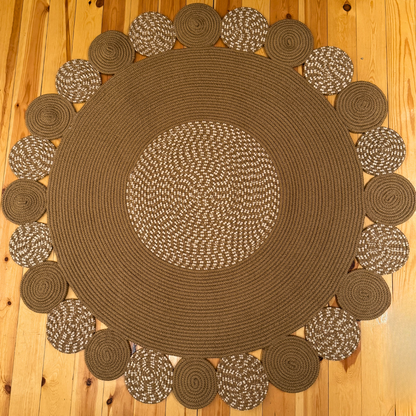 Χαλί από πλεγμένη γιούτα