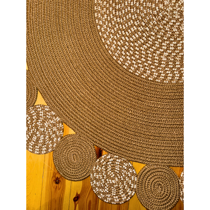 Χαλί από πλεγμένη γιούτα