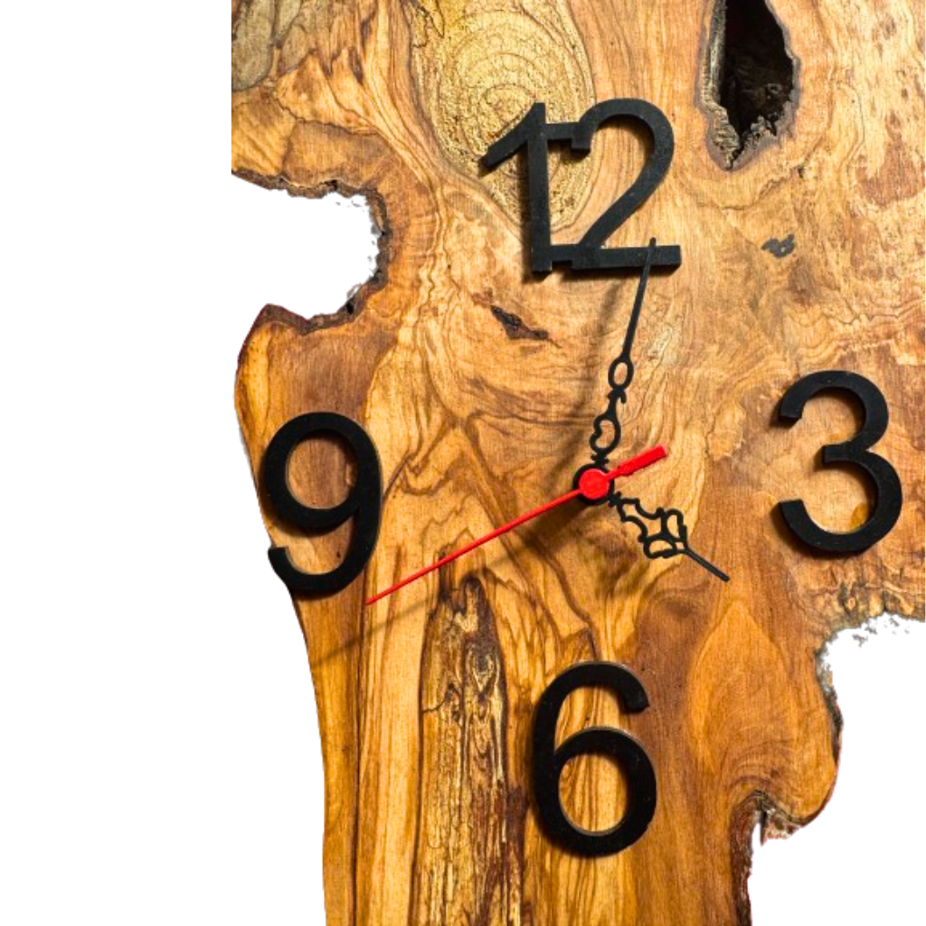 Ρολόι τοίχου από Ρίζα Ελιάς