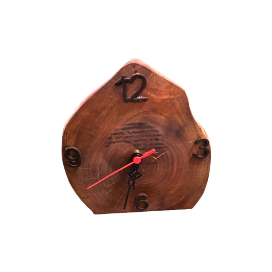 Ρολόι επιτραπέζιο από ξύλο καρυδιάς