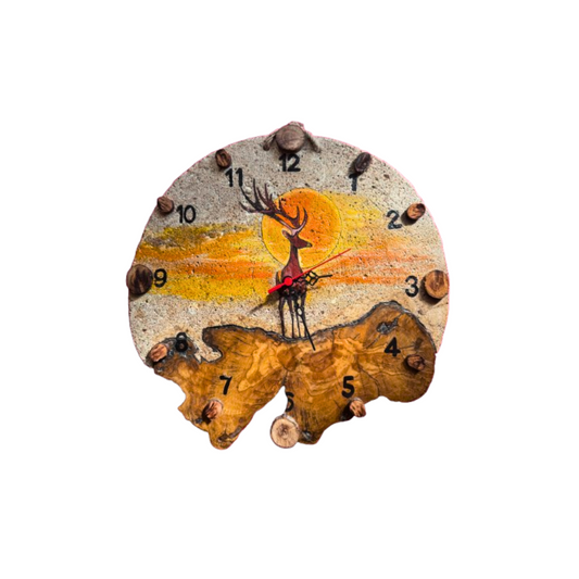 Κεραμικό ρολόι "Ηλιοβασίλεμα"
