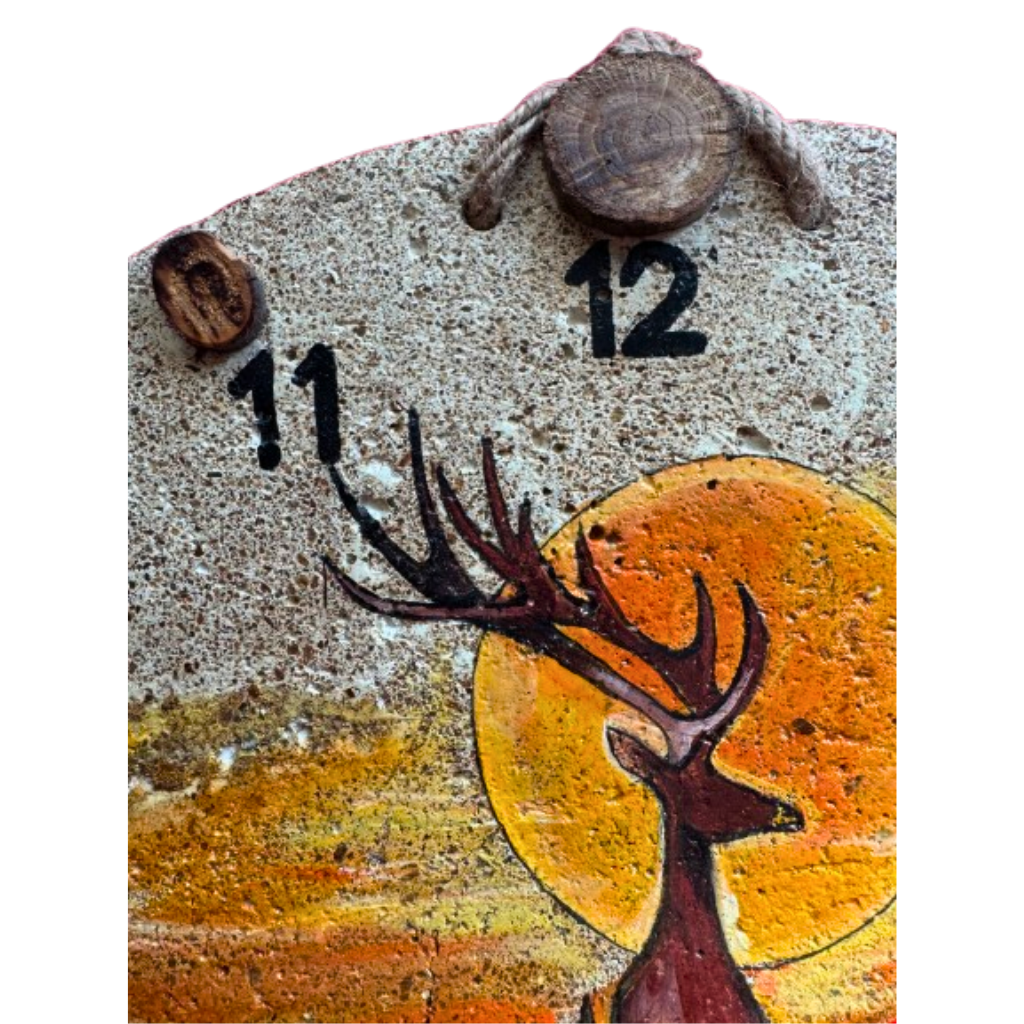 Κεραμικό ρολόι "Ηλιοβασίλεμα"