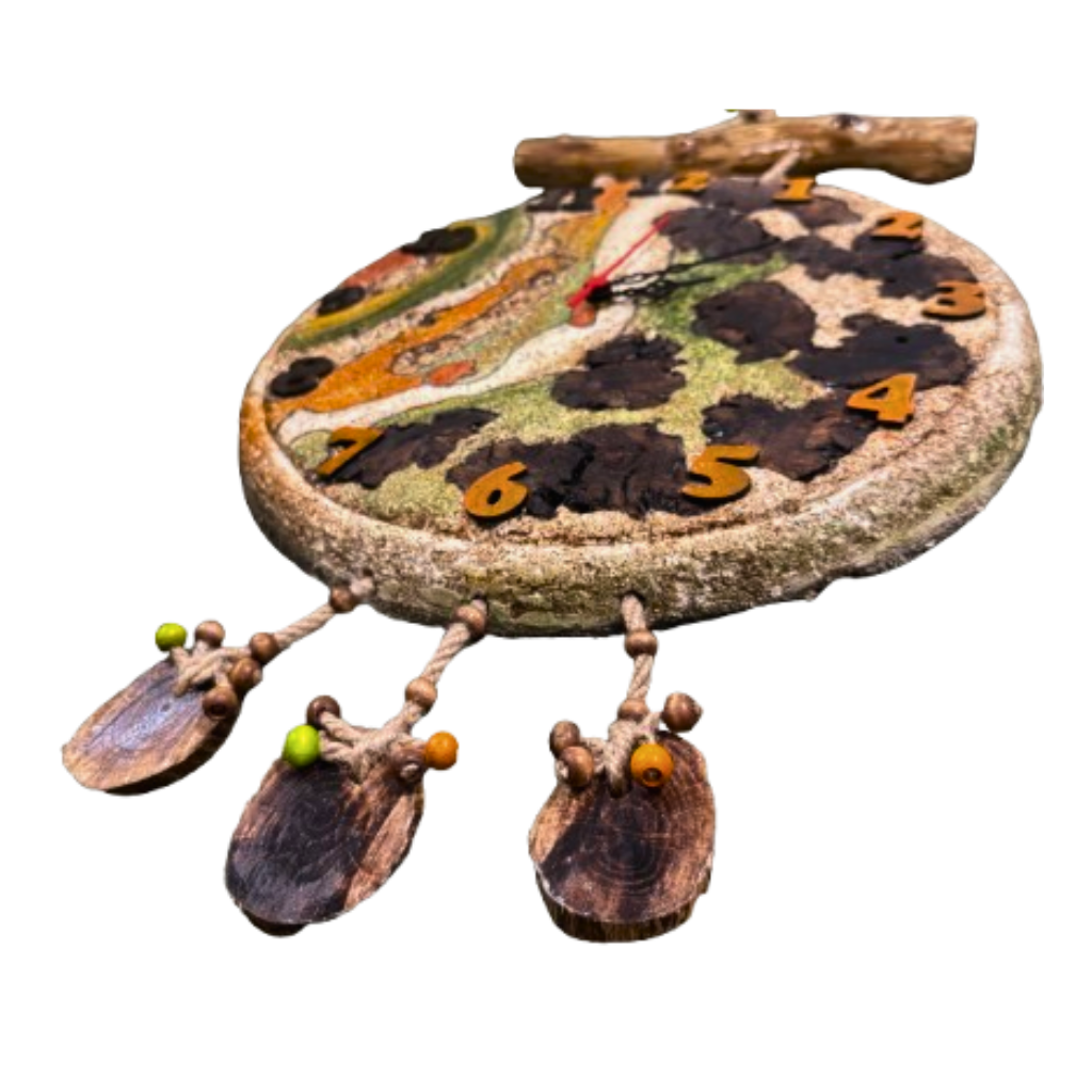 Κεραμικό ρολόι "Φθινοπωρινος Άνεμος"