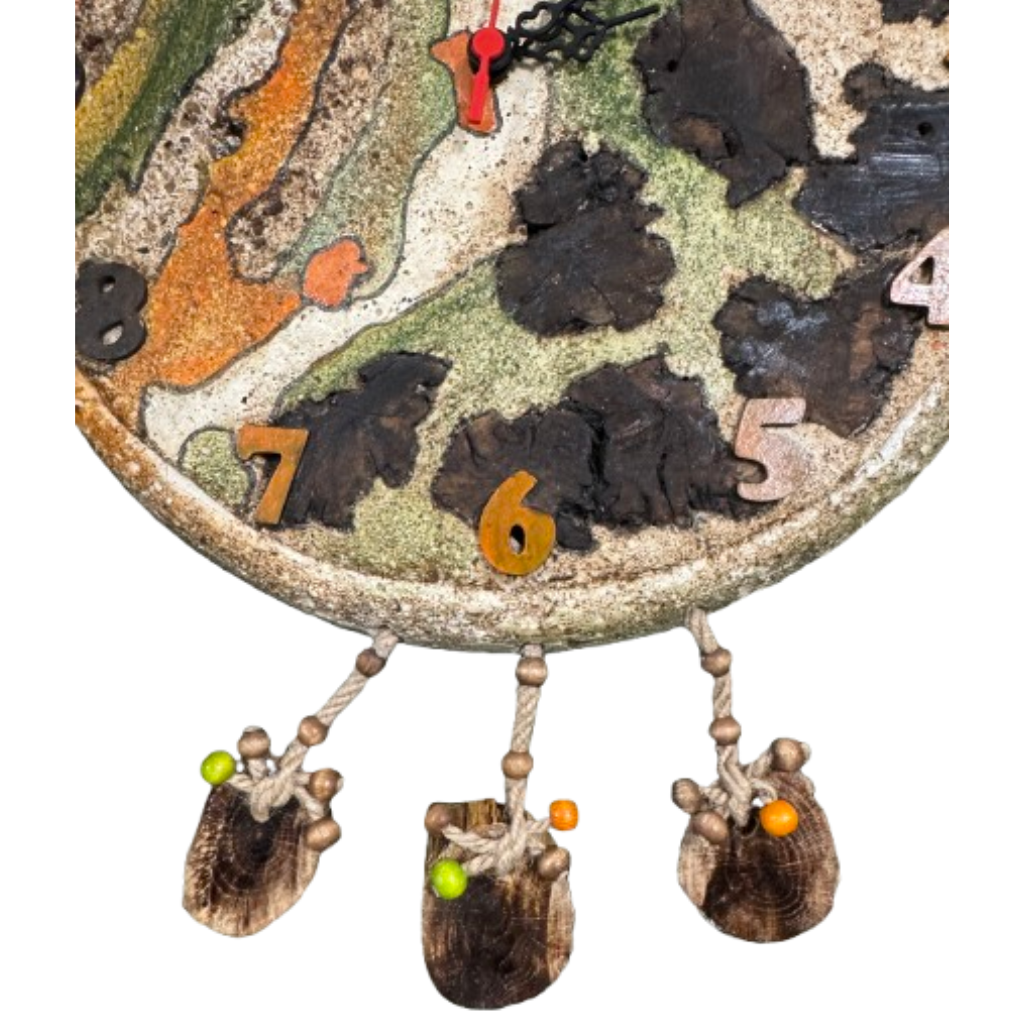 Κεραμικό ρολόι "Φθινοπωρινος Άνεμος"