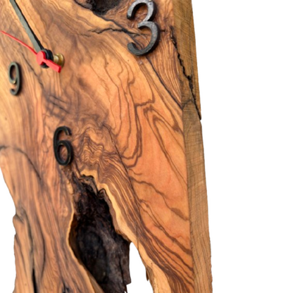 Ρολόι τοίχου από Ρίζα Ελιάς