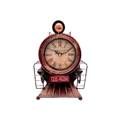 Επιτραπέζιο μεταλλικό ρολόι Τρένο