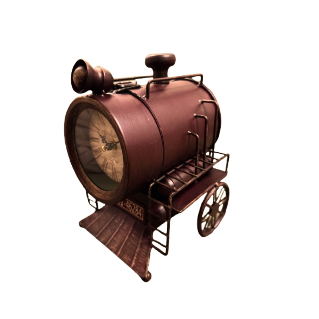 Επιτραπέζιο μεταλλικό ρολόι Τρένο