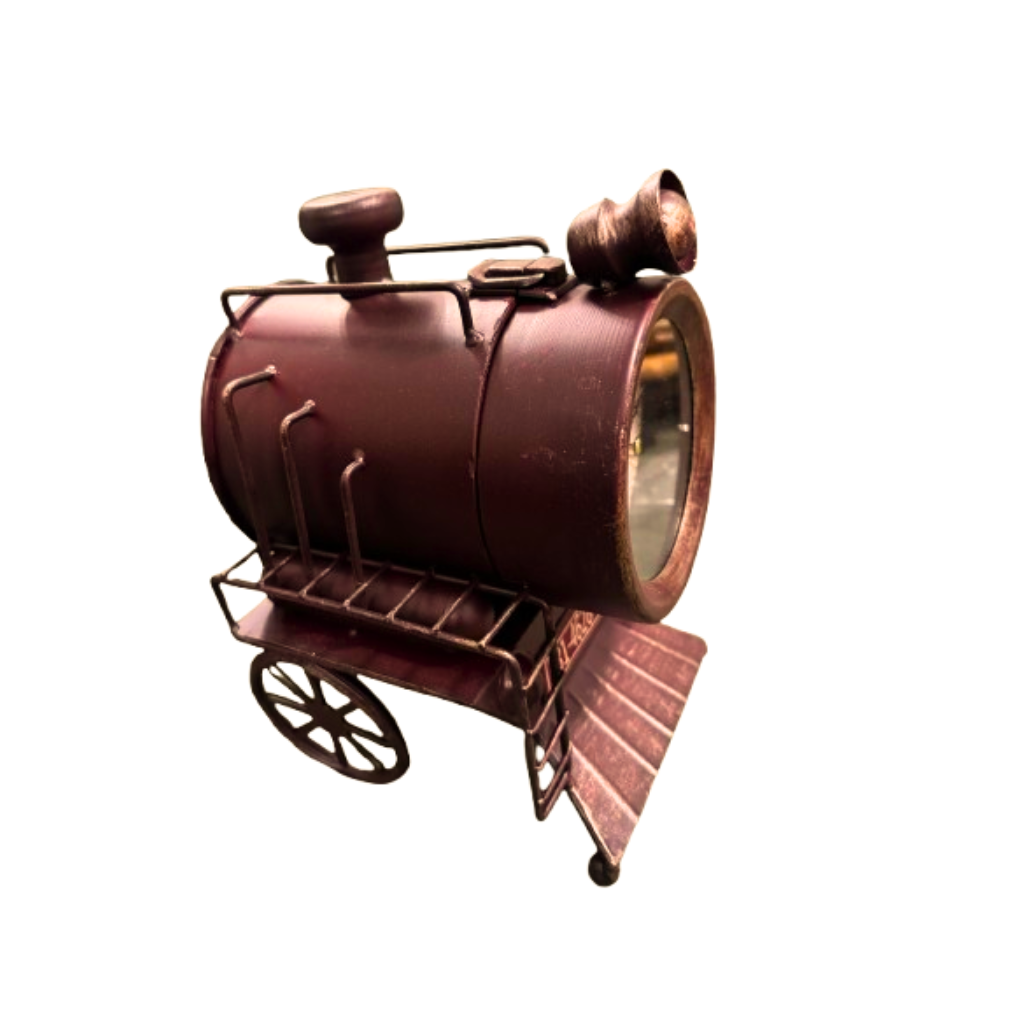 Επιτραπέζιο μεταλλικό ρολόι Τρένο