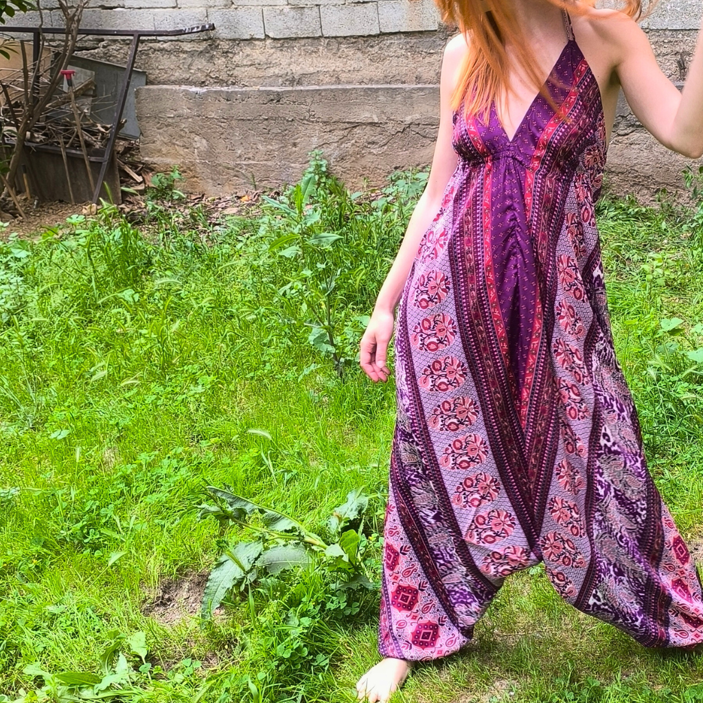 Ολόσωμη φόρμα μακριά με δέσιμο στο λαιμό/πλάτη και ανοιχτή πλάτη