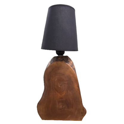 Επιτραπέζιο Φωτιστικό από Ξύλο Καρυδιάς