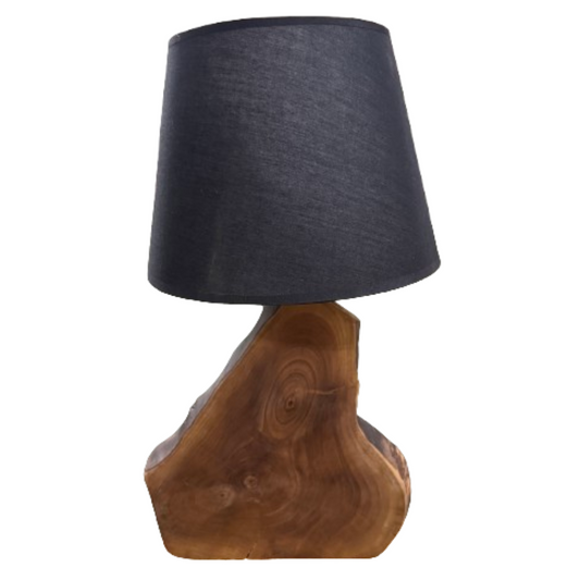 Επιτραπέζιο Φωτιστικό από Ξύλο Καρυδιάς