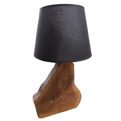 Επιτραπέζιο Φωτιστικό από Ξύλο Καρυδιάς