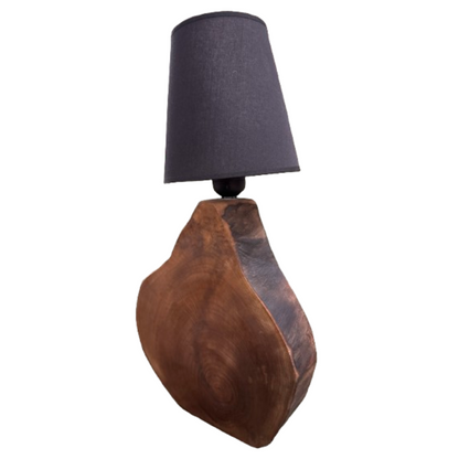 Επιτραπέζιο Φωτιστικό από Ξύλο Καρυδιάς