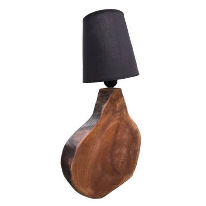 Επιτραπέζιο Φωτιστικό από Ξύλο Καρυδιάς