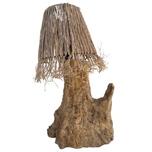 Επιτραπέζιο Φωτιστικό από Ξύλο Ελιάς