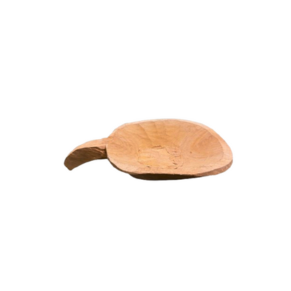 Ρετρό διακοσμητική πιατέλα με όψη ακατέργαστου ξύλου