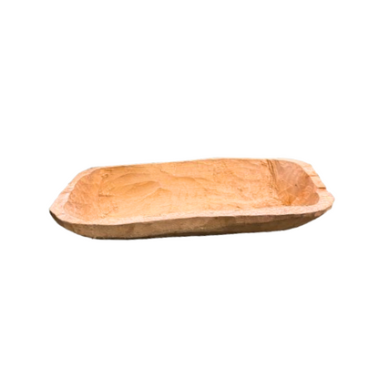 Ρετρό διακοσμητική πιατέλα με όψη ακατέργαστου ξύλου