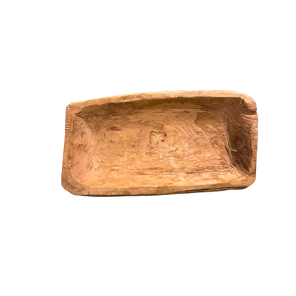 Ρετρό διακοσμητική πιατέλα με όψη ακατέργαστου ξύλου