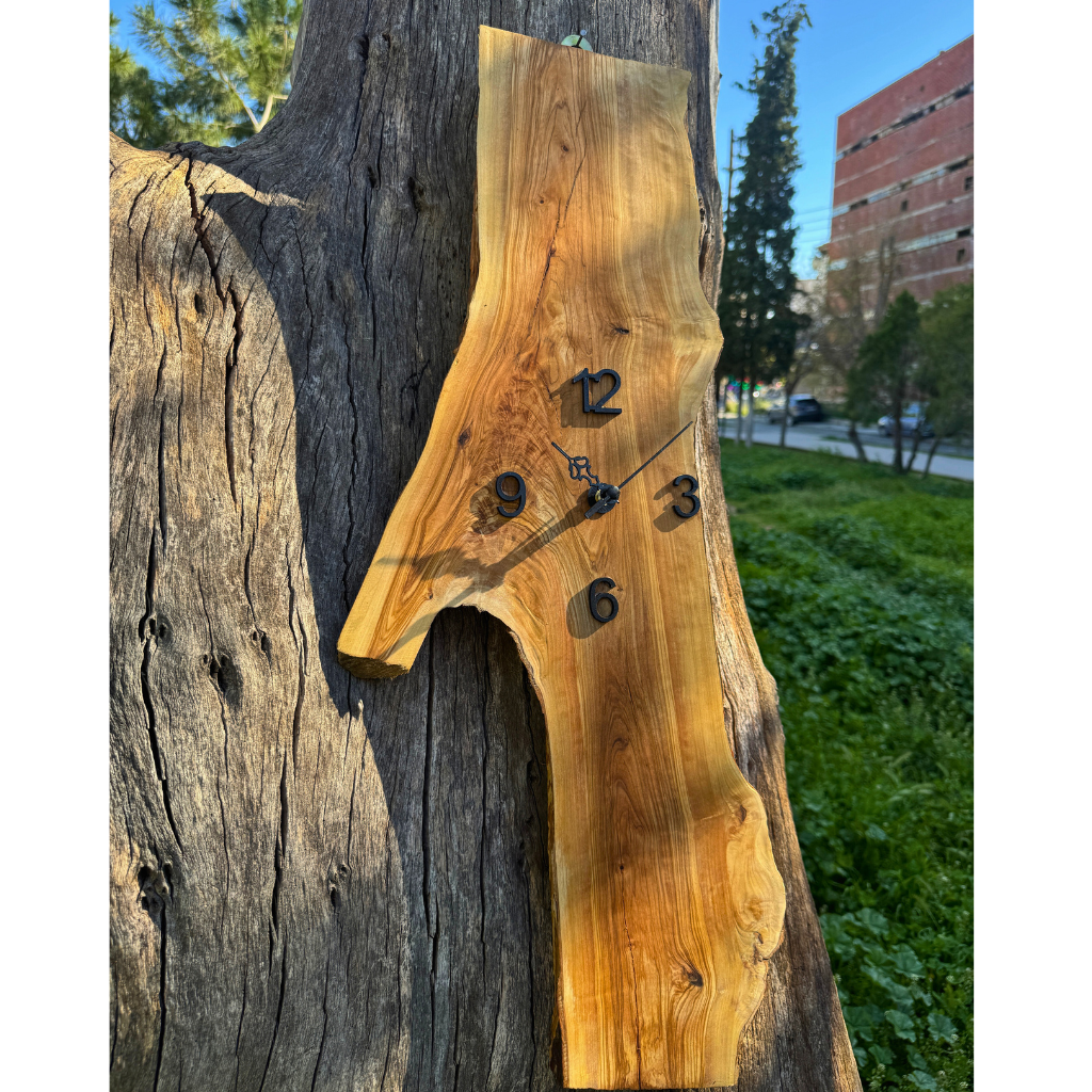 Ρολόι τοίχου από Ρίζα Ελιάς