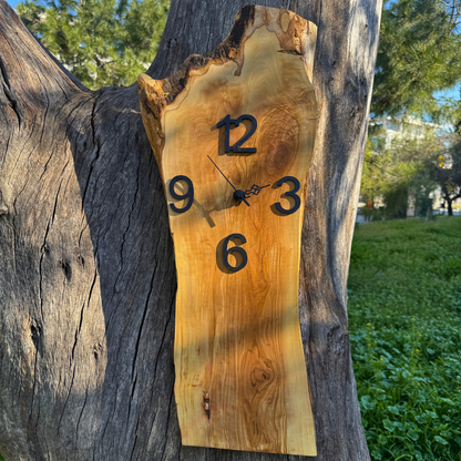 Ρολόι τοίχου από Ρίζα Ελιάς