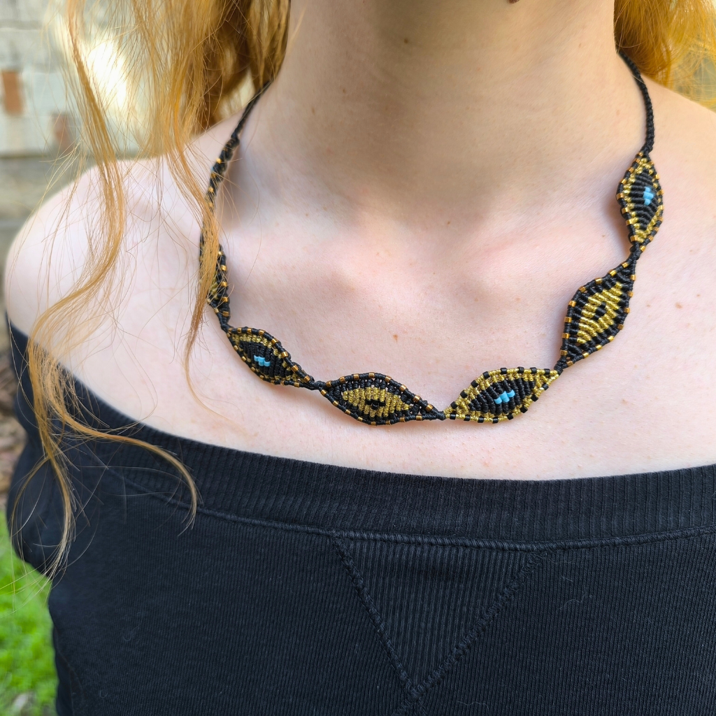 Evil eye necklace