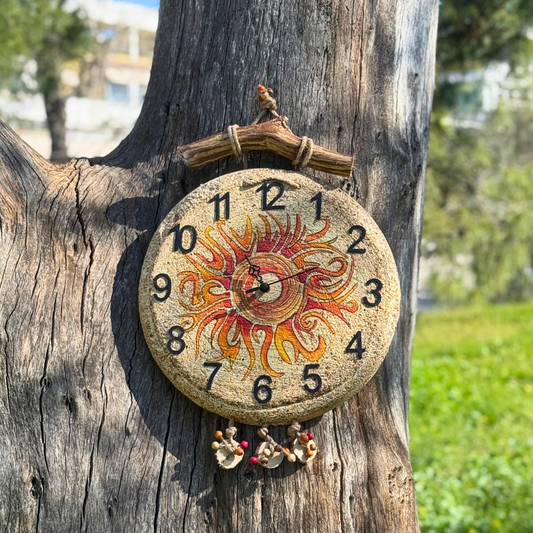 Κεραμικό ρολόι "Ήλιος"